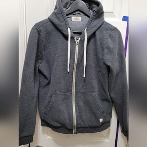 Marine Layer Gray Zip-Up Hoodie